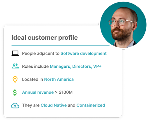 An example ideal customer profile