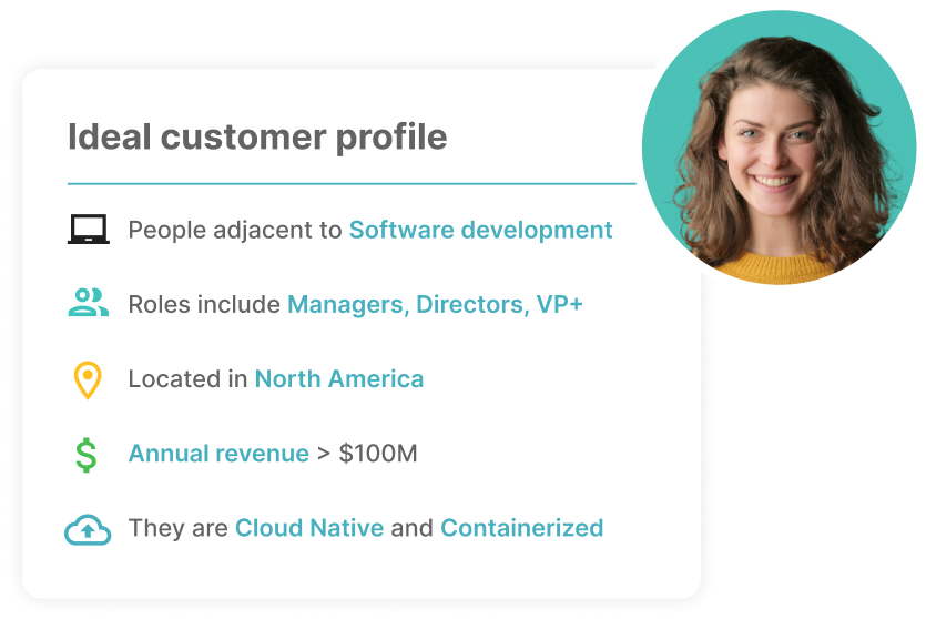 An example ideal customer profile
